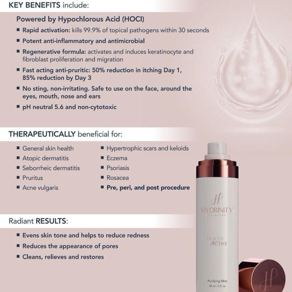 Hydrinity Hyacyn Purifying Mist - Picture 2 of 2